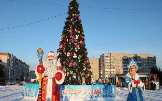 В Бердске открыли праздничные площадки