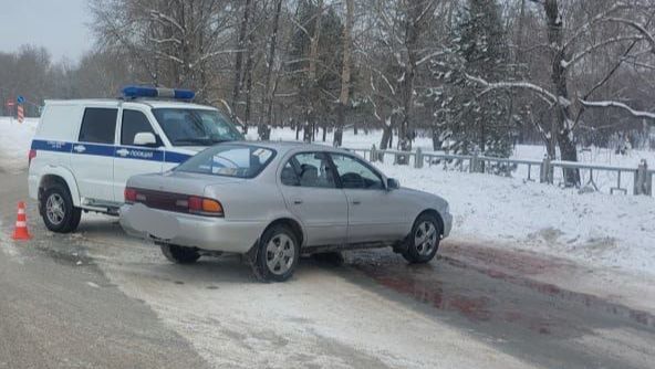 В Бердске пьяная автоледи влетела в полицейский автомобиль