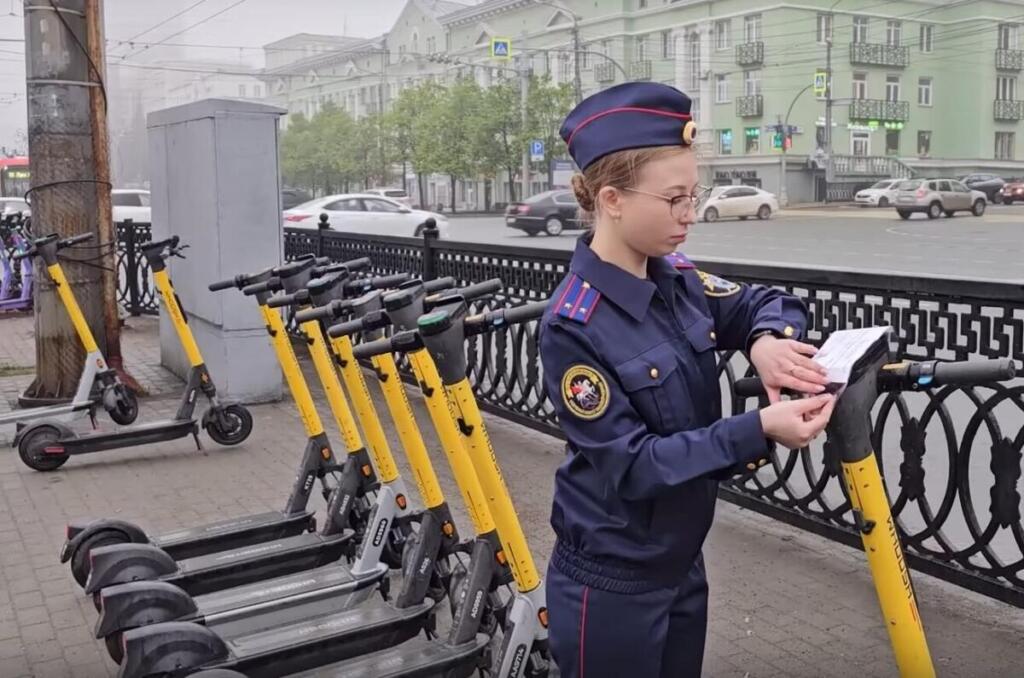 Опечатали электросамокаты 