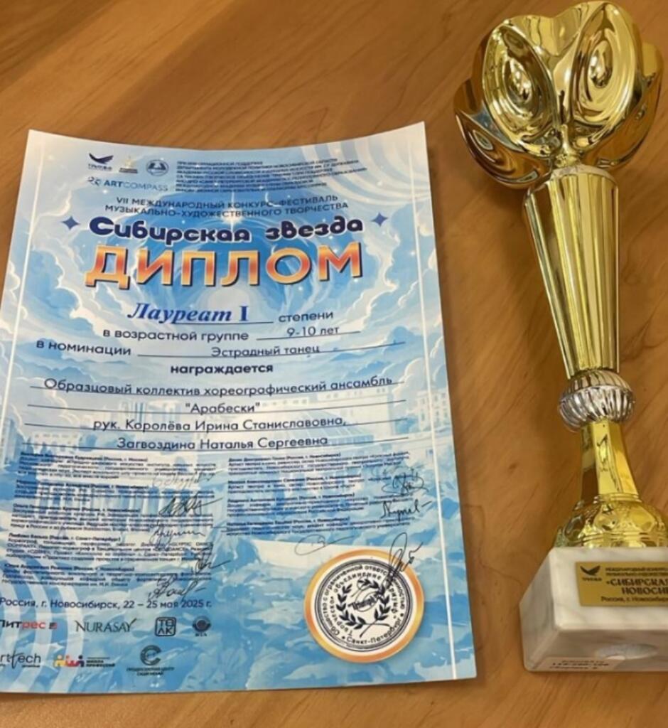 Награды привезли танцоры 