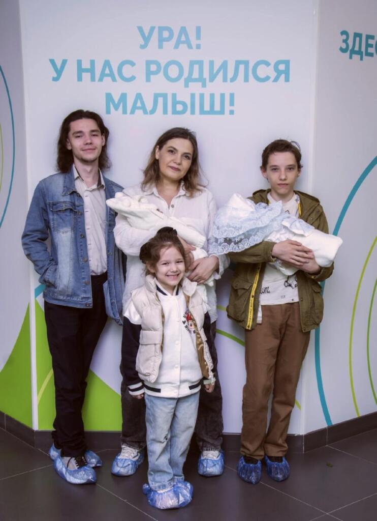 Валентина Смирнова и её пятеро детей