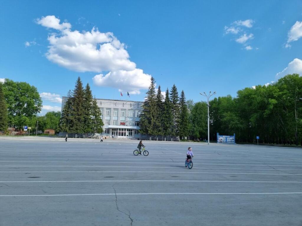 Площадь Горького в Бердске