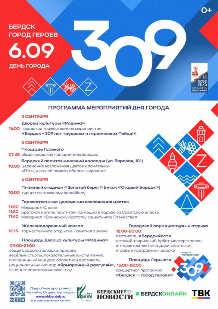 Афиша День города Бердска-2025