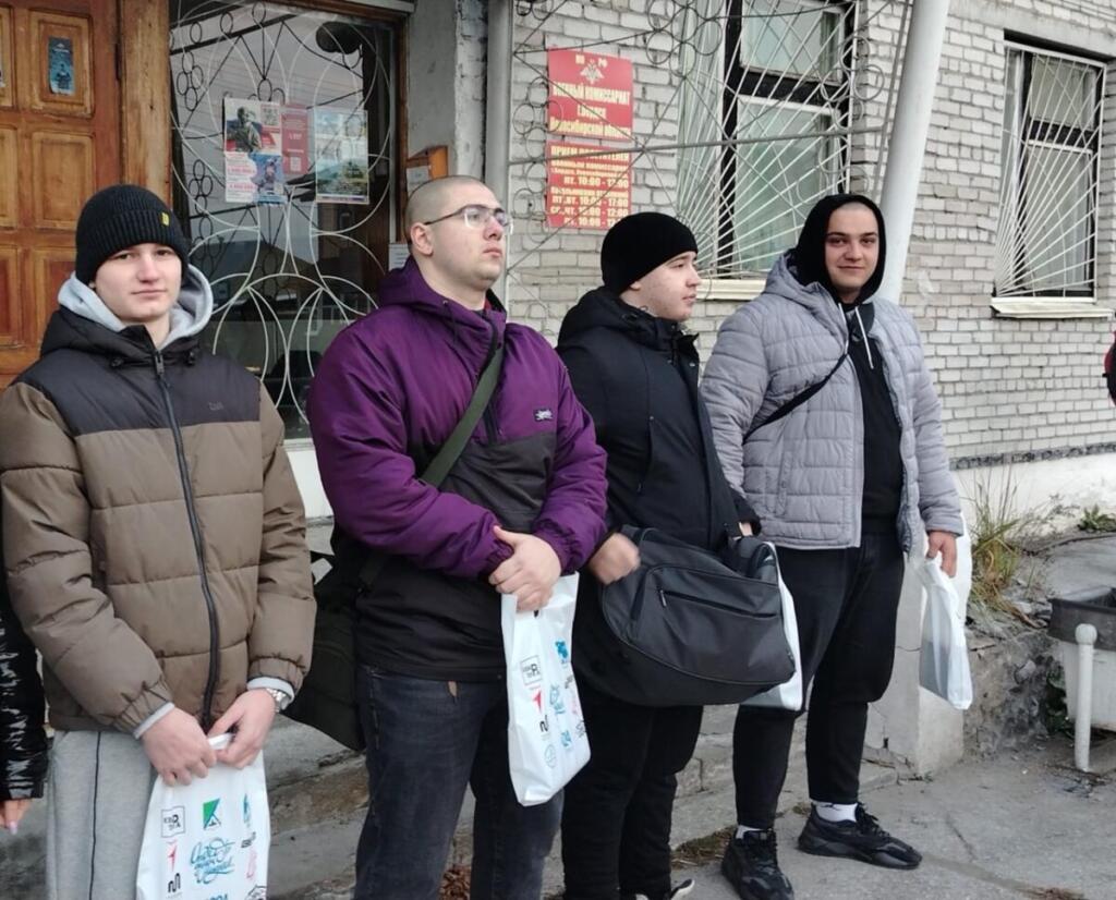 Проводили новобранцев 