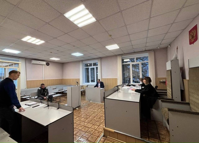 Мужчину арестовали в зале суда