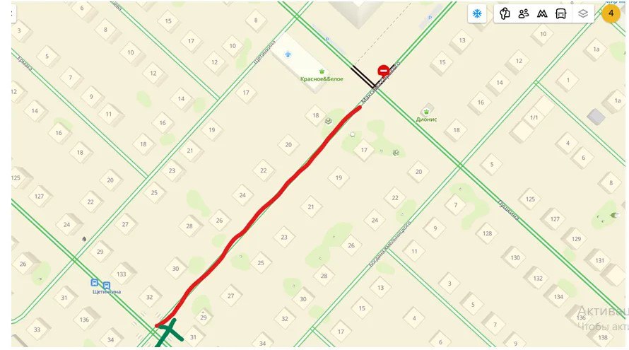 Жителям складировать мусор на перекрестке улиц Горького и Маяковского
