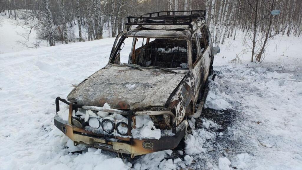 Внедорожник сгорел