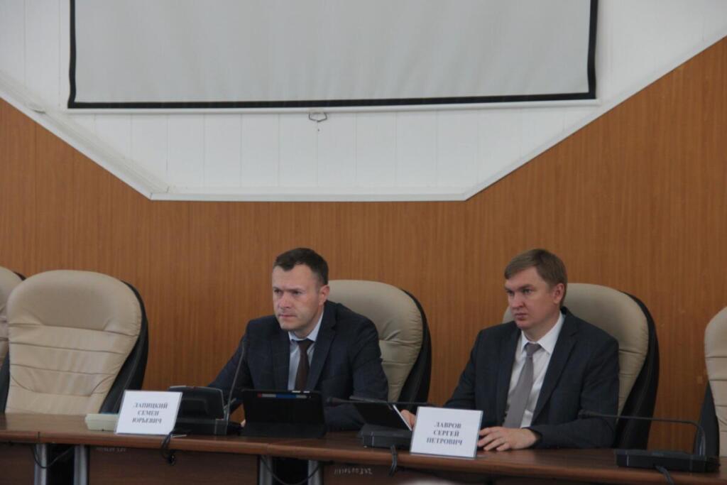 Глава Бердска Семён Лапицкий и первый зам Сергей Лавров