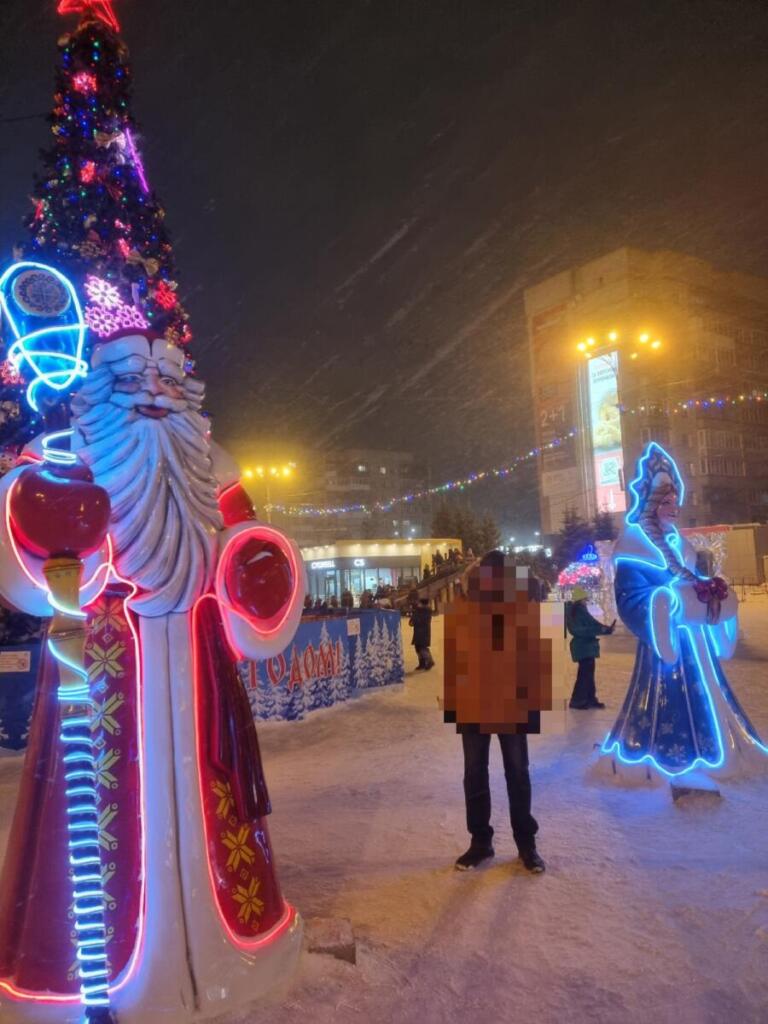 Новогодний городок в Бердске