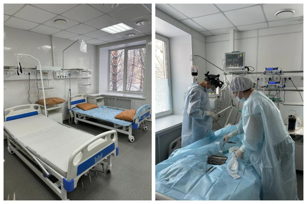 Обновленная реанимация ЦГБ Бердска