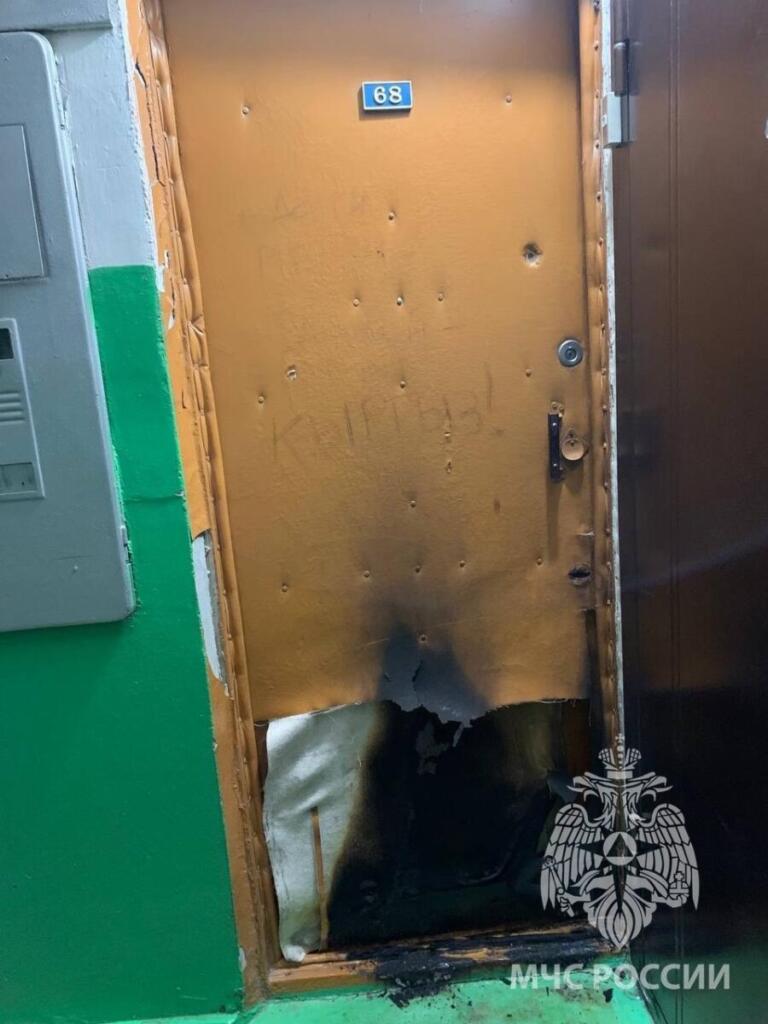 Пожар в Бердске