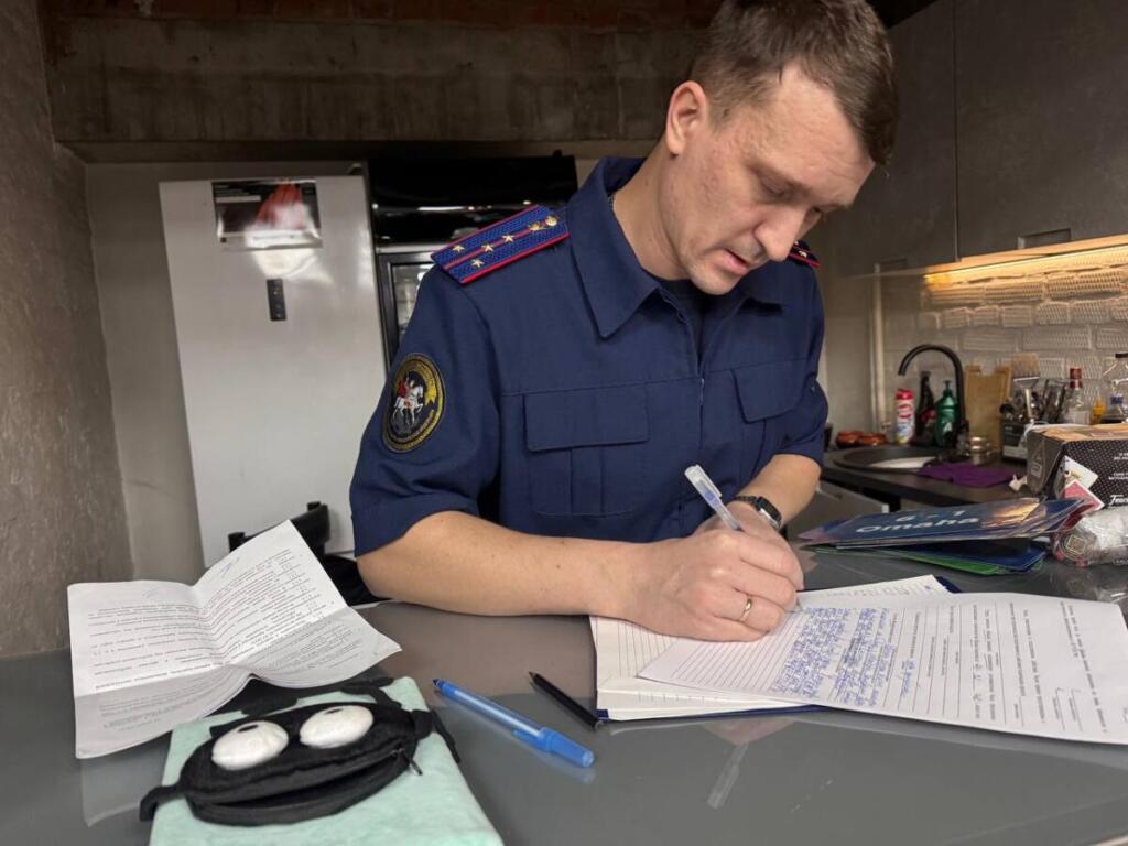 Правоохранитель на месте происшествия