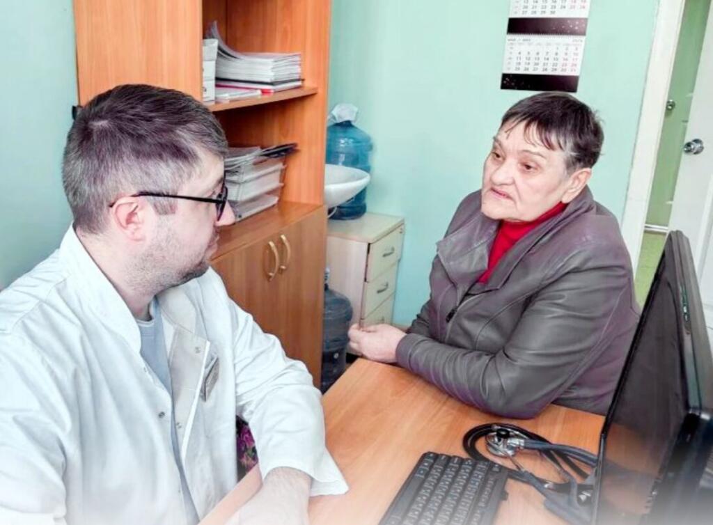 Пациент и врач в Бердске