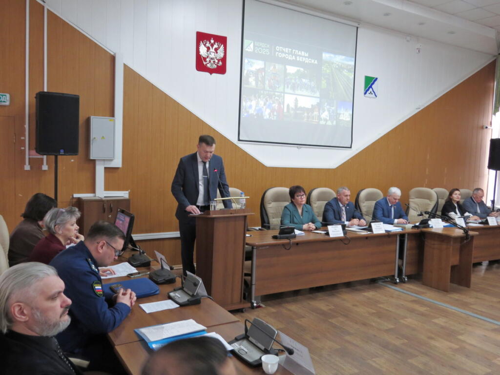 Глава Бердска Семён Лапицкий выступил перед депутатами с первым отчетом