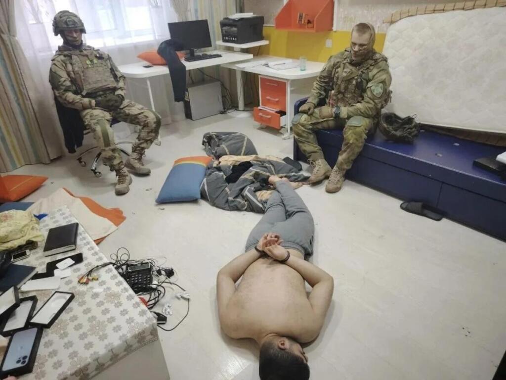 Момент задержания