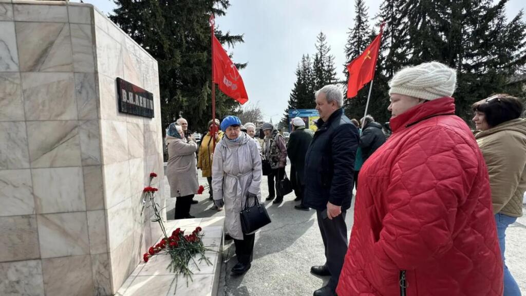 Пикет в день рождения Ленина в Бердске