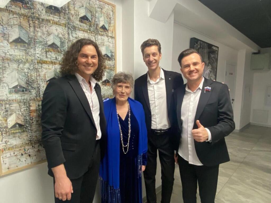 Галина Васильевна Никитина на съемках в программе Андрея Малахова