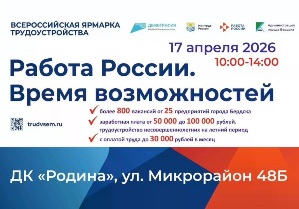 Ярмарка трудоустройства «Работа России. Время возможностей»