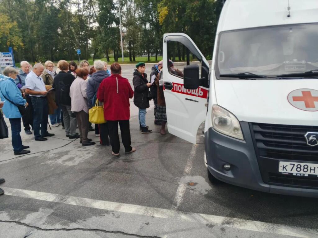 Вакцинация от гриппа в мобильном пункте
